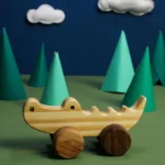 Carrinho Jacaré Jack Em Madeira Pachu - Imagem 2