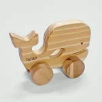 Carrinho Baleia Benê Em Madeira Pachu - Imagem 4