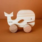 Carrinho Baleia Benê Em Madeira Pachu - Imagem 3