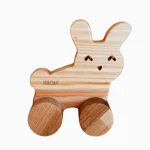 Carrinho Coelho Bento Em Madeira Pachu