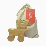 Carrinho Coelho Bento Em Madeira Pachu - Imagem 5
