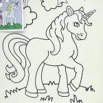 Kit Tela De Pintura Unicórnio 25x30cm Kits for Kids - Imagem 2