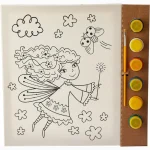 Kit Tela De Pintura Fada 25x30cm Kits for Kids