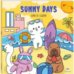 Sunny Days Livro De Colorir Ciranda Cultural