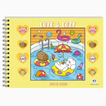 Cute and Cozy Yellow Livro de Colorir Ciranda Cultural