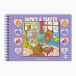 Comfy and Fluffy Purple Livro de Colorir Ciranda Cultural
