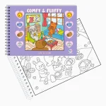 Comfy and Fluffy Purple Livro de Colorir Ciranda Cultural - Imagem 2