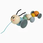 Centopeia Para Passear Em Madeira Com Rodinhas Janod - Imagem 4