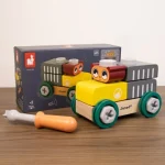 Carrinho de Construção Cachorrinho Brico Kids Janod - Imagem 4