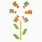 Kit De Construção 100PÇS Em Madeira Janod - Imagem 3