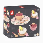 Kit Hora Do Chá 16PÇS Em Madeira Janod