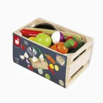 Kit Hortifrúti E Acessórios De Cozinha Em Madeira Janod