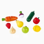 Kit Hortifrúti E Acessórios De Cozinha Em Madeira Janod - Imagem 5