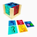 Jogo Cubo Forme Imagens Carimbrás