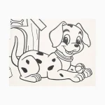 Kit Tela De Pintura Dálmata 25x30cm Kits for Kids - Imagem 2