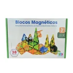 Blocos Magnéticos Safari 38 Peças BDS