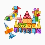 Blocos Magnéticos 100 Peças BDS - Imagem 4