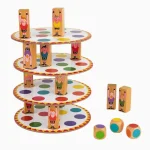 Acrobatas Jogo de habilidade Em Madeira 57PÇS Janod - Imagem 8