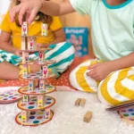 Acrobatas Jogo de habilidade Em Madeira 57PÇS Janod - Imagem 2