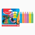 Giz De Chão Colorpeps 6 Cores Maped - Imagem 7