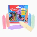 Giz De Chão Colorpeps 6 Cores Maped