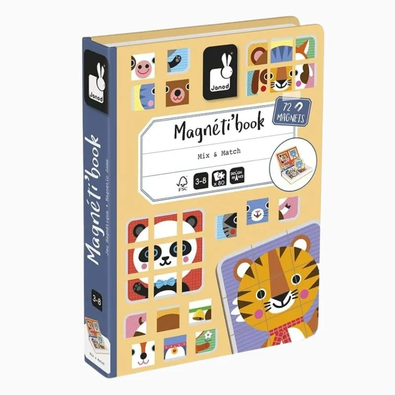 15394436813-livro-magnetico-misture-e-combine-animais-janod-brinquedo-educativo-10370-1.webp Livro Magnético Misture e Combine Animais Janod - Imagem 1