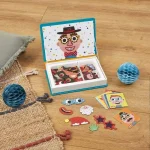 Livro Magnético Crazy Faces 82Pçs Janod - Imagem 2